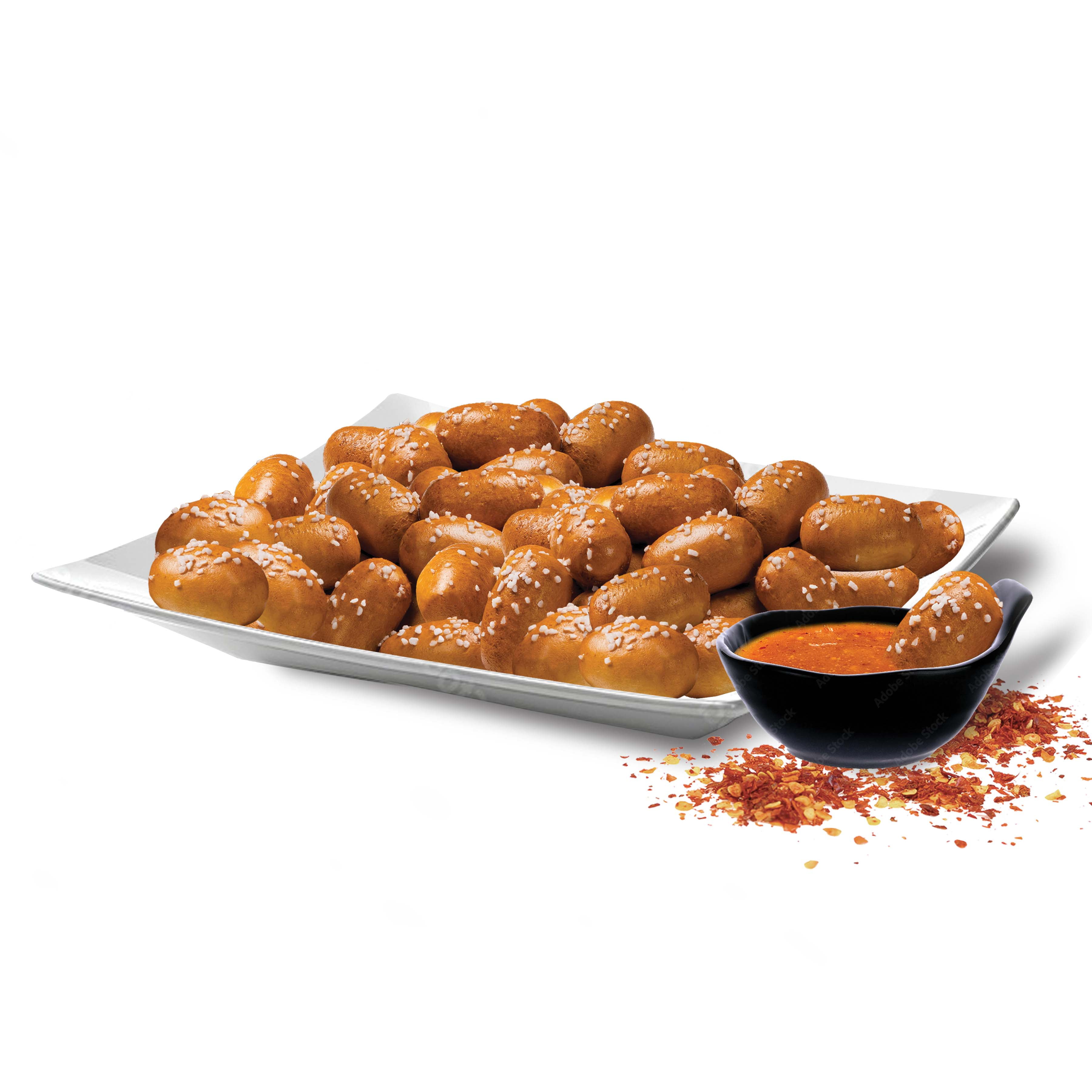 Hanover Sourdough Soft Pretzel Nuggets Nashville Hot Honey, 48 Count (Frozen)