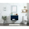 thumbnail image 6 of 30 inch single bathroom vanity in blue, 6 of 8