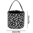 thumbnail image 3 of Halloween Fabric Storage Basket Pumpkin Candy Holder Yellow A 1pc, 3 of 8