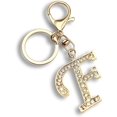 thumbnail image 1 of SURJDE Letter Keychains for Women Purse Charms for Handbags Crystal Initial Alphabet Pendant with Key Rings, 1 of 6