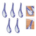 thumbnail image 4 of 5pcs Practical Ceramic Spoon Multi-function Chinese Style Scoop Porridge Spoon Tableware Soup Spoon for Home Restaurant, 4 of 4