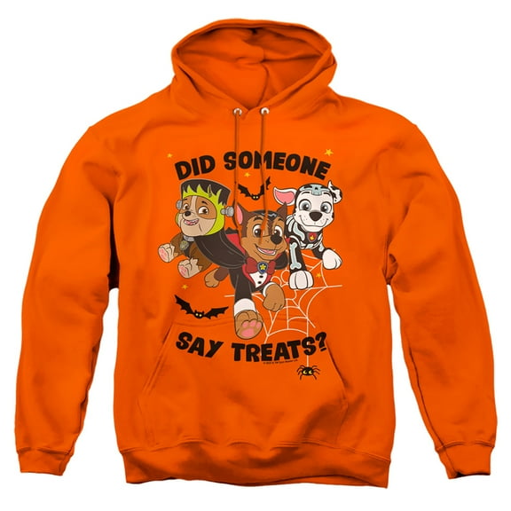 Paw Patrol Pup Treats Unisex Adult Pull-Over HoodieOrange