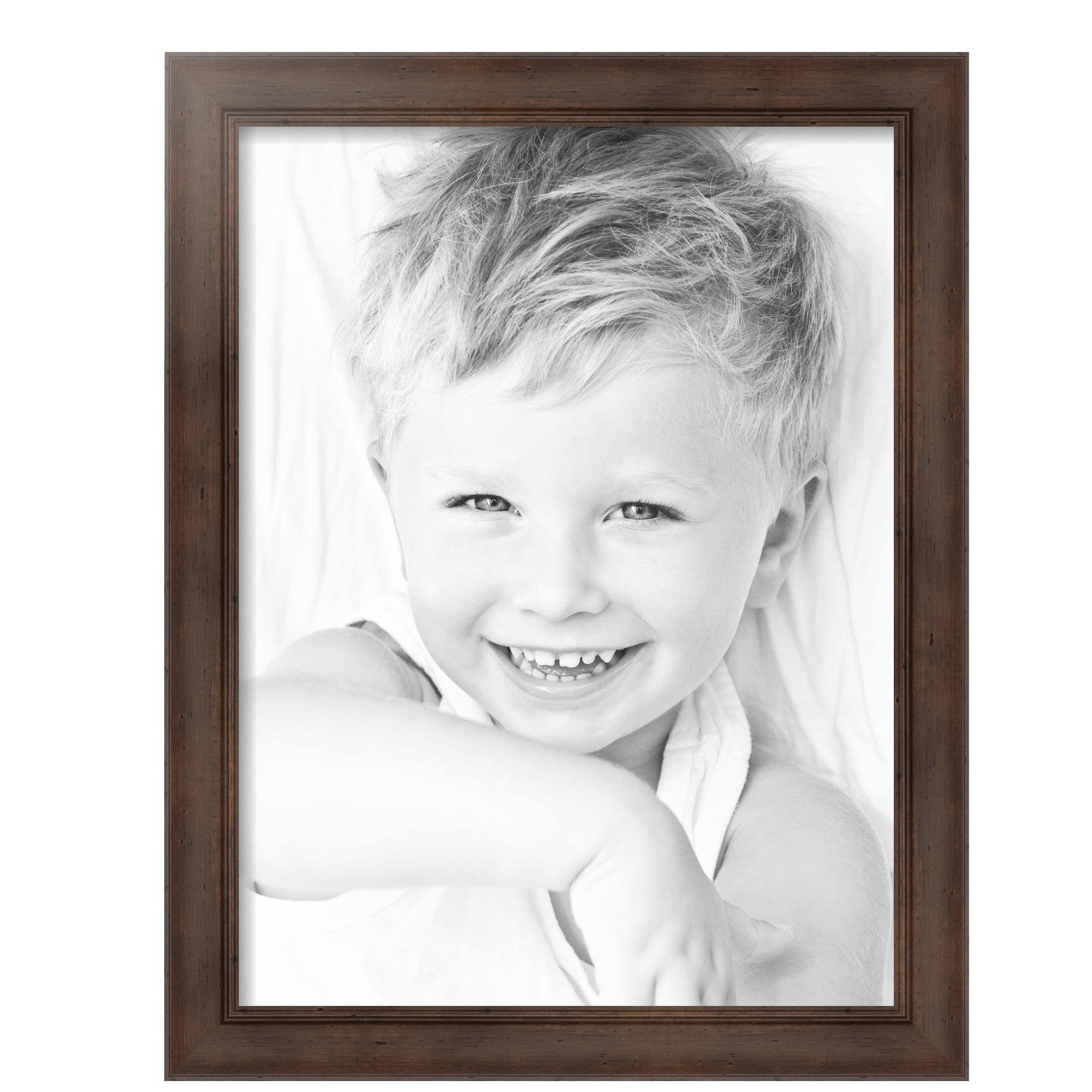 ArtToFrames 18" x 24" Walnut Picture Frame, 18x24 inch Brown MDF Poster Frame (WOM-5298),  Pack