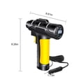 thumbnail image 3 of Compressor Tire Inflator, Portable 12V Auto Pump, Digital Pressure Gauge, Emergency LED Light, 120W Power, Automatic Shutdown, Fast Inflation, for Car Bicycle Motorcycle Sports Balls, 3 Nozzles, 3 of 8
