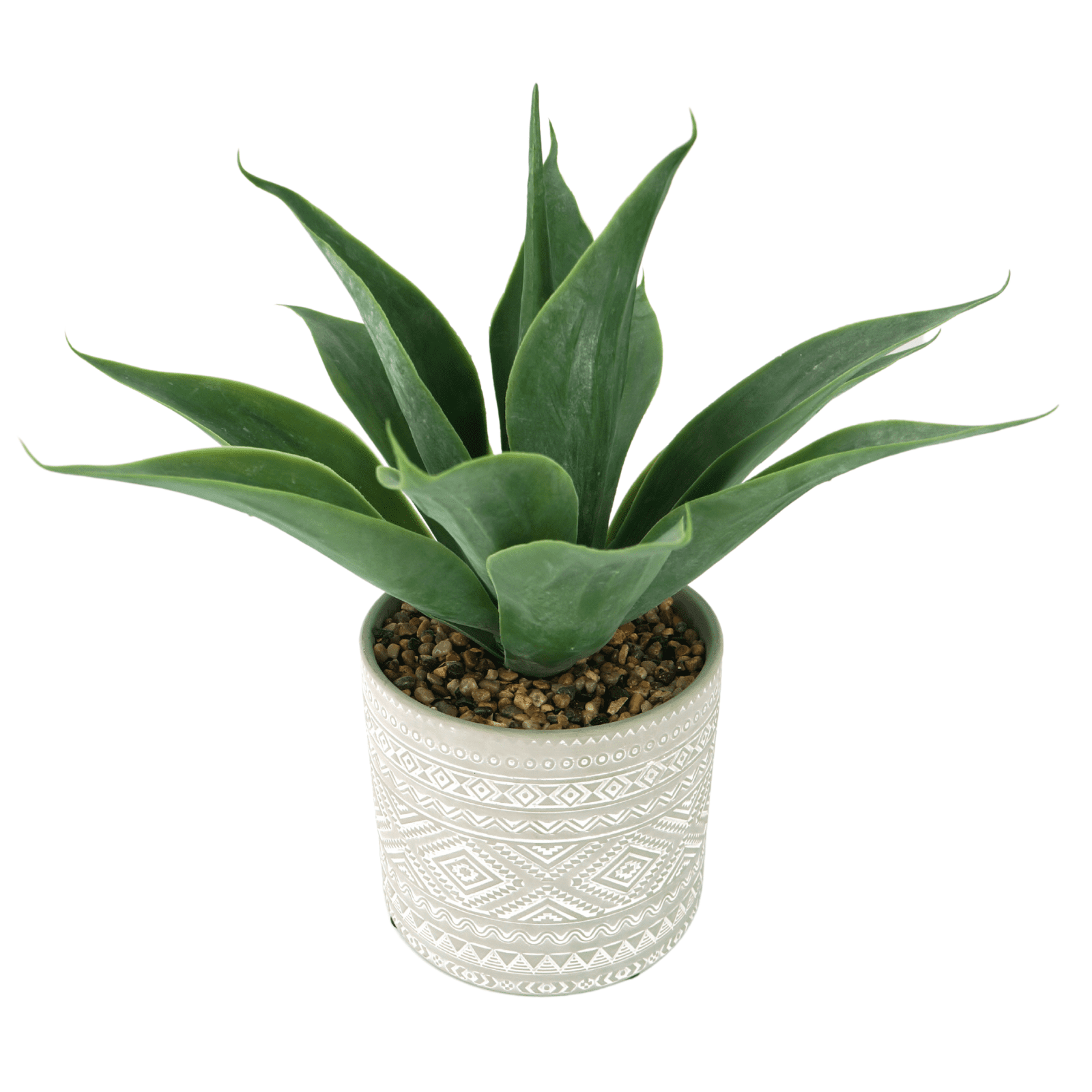 Hisow Succulents Plants Artificial with Pot, 13.8" Large Artificial