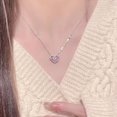 thumbnail image 1 of Collar De Plata Y2K Circón De Ópalo De Perlas Para Las Mujeres De Corazón Cruz Mariposa Colgante Gargantilla Accesorios De Joyería, 1 of 4