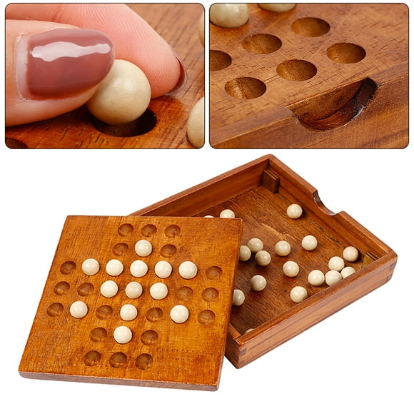 Wooden Classical Independent Diamond Chess Children's Puzzle Single Aristocrat Tabletop Game Chess Kong Mingqi