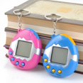 thumbnail image 3 of Pet Game Virtual Egg - Handheld Digital Pet Device with Keychain, Retro Black & White Pocket Virtual Nurturing Game Console, 3 of 3