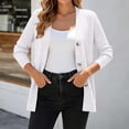 thumbnail image 5 of Bxsruta Womens Cardigan Sweaters Long Sleeve Button Down V Neck Casual Knit Outwear, 5 of 7