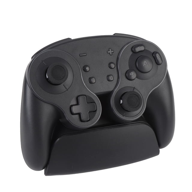 Wireless Controller Six Axis Gyro One Key RGB Mechanical PC Video Game Controller with Wireless Charging Dock for Switch