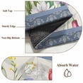 thumbnail image 6 of Blue Wildflowers Area Rugs 6'x9', Washable Small Throw Rugs for Kitchen Dining room, Farmhouse Country Spring Butterfly Floral Indoor Outdoor Rug Non-Slip Low Pile Carpet Runner Reversible Floor Mats, 6 of 8