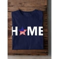 thumbnail image 3 of Home Star Shaped Flag T-Shirt Men -Image by Shutterstock, Male 4X-Large, 3 of 4