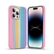 thumbnail image 1 of Funda de Protección para iPhone 14 / 14 Plus / 14 Pro / 14 Pro Max - Sovico - Silicón Arcoíris, 1 of 6