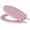 Pink, variant on J&V Textiles Round Wooden Toilet Seat With Beveled Edge Red