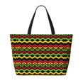 thumbnail image 2 of PAYOHTO Classic Ethnic Bohemian Large Beach Tote Bags for Womens Mens Sandproof Swim Pool Bag with Zipper for Travel Vacation, 2 of 7