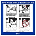 thumbnail image 3 of Mack's Slim Fit Soft Foam Earplugs 5 Pairs (Pack of 6), 3 of 5