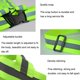 thumbnail image 5 of 1 Pieza Chaleco de Seguridad Amarillo Ajustable Tira Reflectante Elástica Adhesivo Chalecos Amarillos Adultos con 2 Piezas Brazalete de Seguridad para Niños Mujeres Ciclista Correr Trotar, Andar en B, 5 of 5