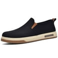 thumbnail image 1 of TIEVOSA Men's Large Size Lazy Shoes One Foot Stirrup Non Walking Shoes Soft Bottom Lightweight Sneakers, 1 of 9