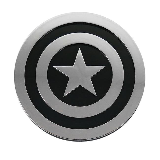 Captain America dclcapshldchrmblkcar Captain America Shield Chrome