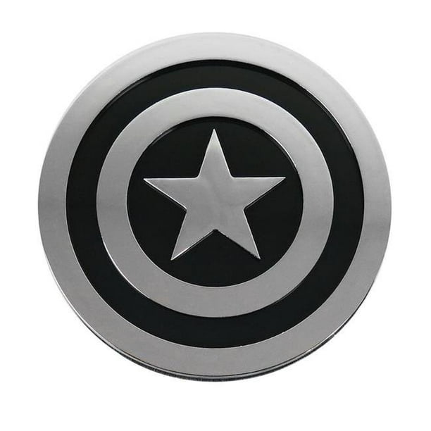 Captain America dclcapshldchrmblkcar Captain America Shield Chrome