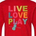 thumbnail image 4 of Inktastic Live Love Play Violin Long Sleeve Youth T-Shirt, 4 of 5