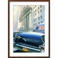 thumbnail image 2 of Art.com '59 Cadillac Fleetwood Bougham Art Print by Graham Reynolds, Brown Frame Wall Art, 21" x 29", 2 of 5
