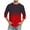 Red, variant on ZCFZJW Mens Workout T-Shirts Regular Fit Casual Tie Dye Gradient Print Lightweight Summer Half Sleeve Round Neck Graphic Athletic Pullover Tops Black XXL