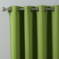 thumbnail image 2 of Quality Home Basic Thermal Blackout Curtains - Antique Bronze Grommet Top - Green (Set of 2 Panels), 2 of 3