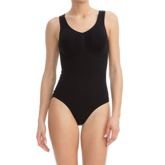 Farmacell Women's High-Waisted Bodyshaper with Flat Tummy and Push-up Effect, Made in Italy, Black, S, Cod. 608