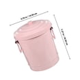 thumbnail image 2 of PENIKOKO Bote De Basura Con Rosa De Hierro Para Escritorio Resistente Y Multifuncional Con, 2 of 8