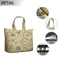 thumbnail image 3 of Flower Women's Large Weekend Travel Bag Moving Canvas Handbag Thick Double Layer Beach Weekend Travel Unisex Hospital Maternity Delivery with Toiletry Waterproof, 3 of 5