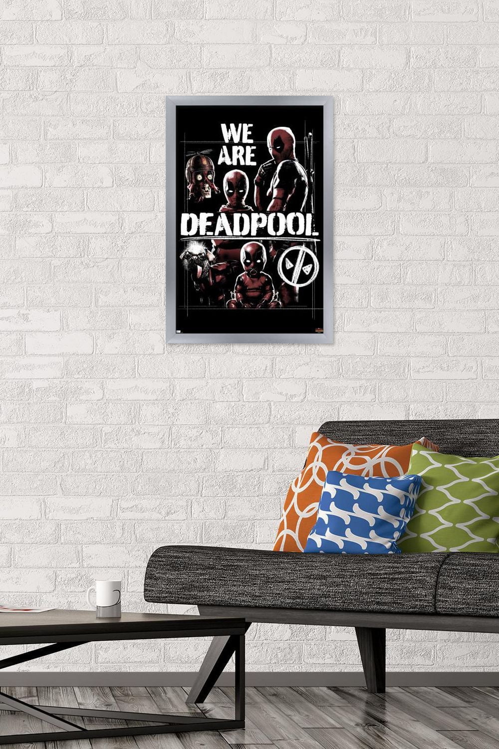Marvel Deadpool & Wolverine - We Are Deadpool Wall Poster with Magnetic Frame