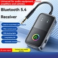 thumbnail image 2 of Receptor y Transmisor Bluetooth 5.4 de 3,5 mm con Entrada AUX y Adaptador de Audio Inalámbrico RGB para Altavoces, PC, TV y Coche., 2 of 5