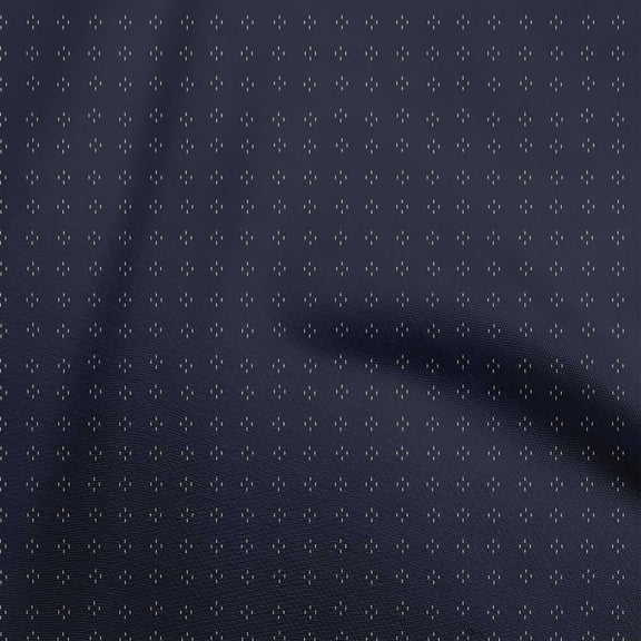 oneOone Viscose Chiffon Navy Blue Fabric Dot Sewing Fabric By The Yard Printed Diy Clothing Sewing Supplies 42 Inch Wide