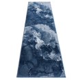 thumbnail image 1 of La Dole Rugs Blue Abstract Contemporary Marble Minimal Design Area Rug For Living Room Bedroom Dining Kitchen Tapis, 1 of 7