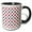 Black/White, variant on 3drose, Cute Red, Black, and White Polka Dots, 11oz Magic Transforming Mug