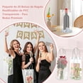 thumbnail image 4 of Bolsas de Regalo de PVC Transparente con Asa, 20 PCS Reutilizables Bolsitas de Plástico para Boda Recuerdos, Fiestas, Cumpleaños, 4 of 4