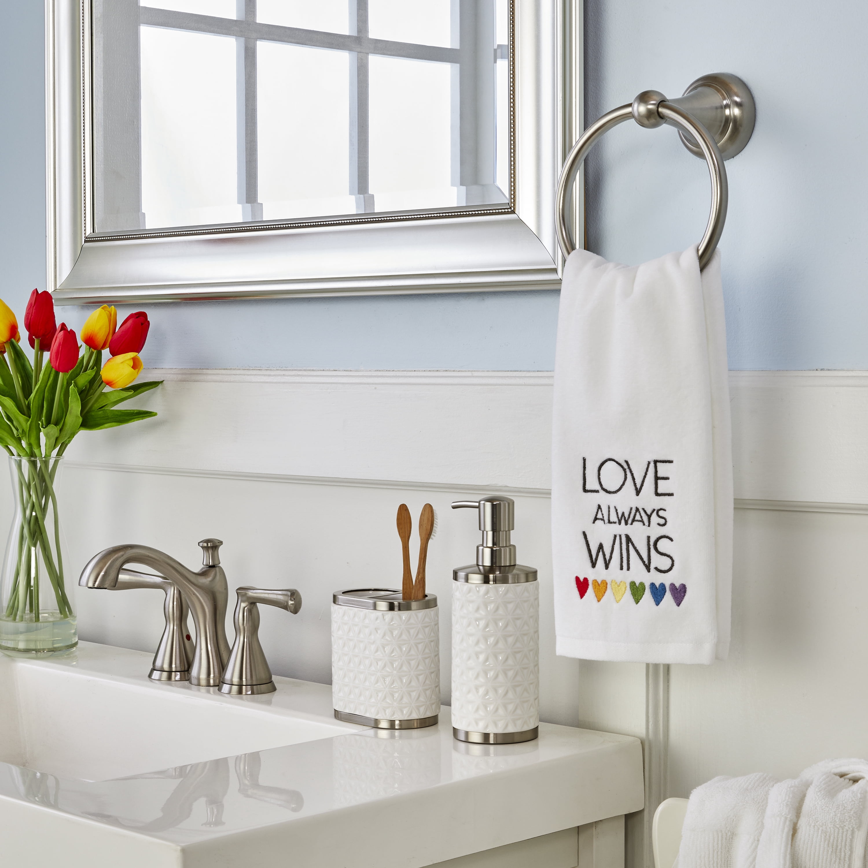 SKL Home Love Always Wins Hand Towel (2-Pack)