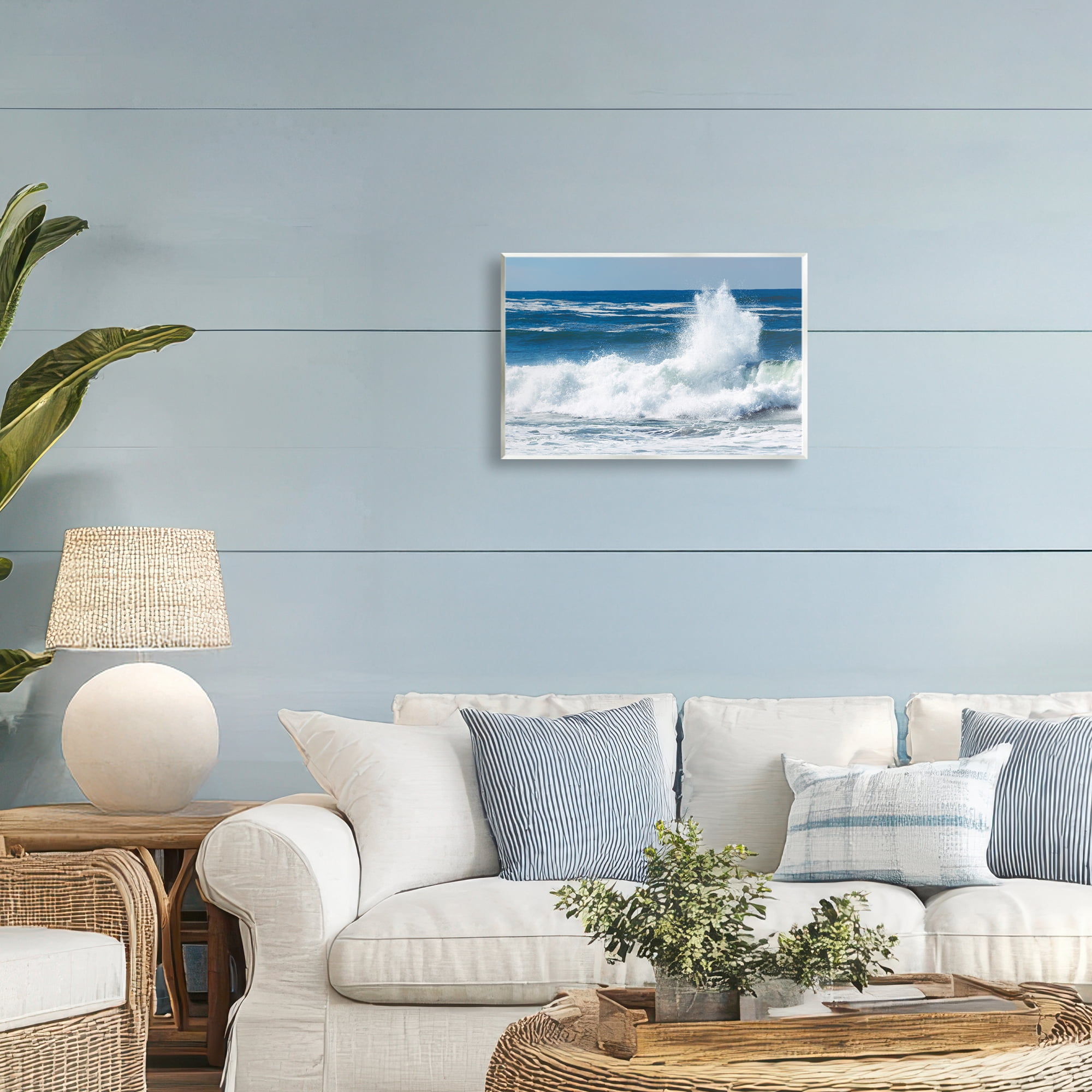 Stupell Industries Crashing Waves Splash Wall Plaque Art, design by JLM Photographs
