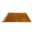 thumbnail image 2 of Ahgly Company Machine Washable Indoor Rectangle Oriental Yellow Industrial Area Rugs, 2' x 3', 2 of 4