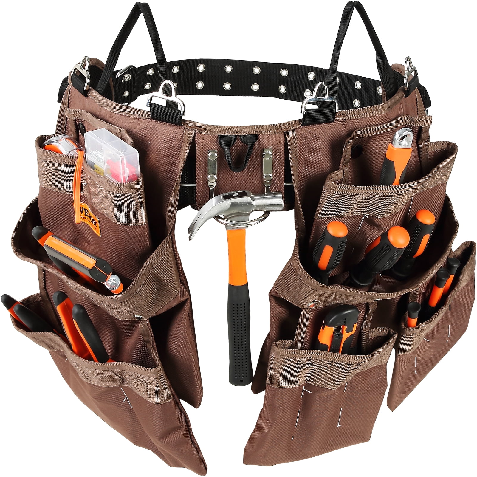 Tool Belt, 19 Pockets, Adjusts from 32 Inches to 54 Inches