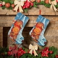 thumbnail image 6 of KLL Refreshing Citrus Splash for 18" Christmas Stocking Snowman Xmas Stocking Holiday Christmas Decoration Gifts for Family Kids, 6 of 8