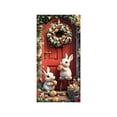 thumbnail image 2 of Weloille Housse de Porte Motif de Pâques 2,92 X 5,92 Pi, Rideau de Porte en Polyester à Imprimé Vif, Lavable et Réutilisable, Déco des Fêtes pour la Maison, l'Entrée, Fête, Célébration de Pâques et Décoration Murale, 2 of 6