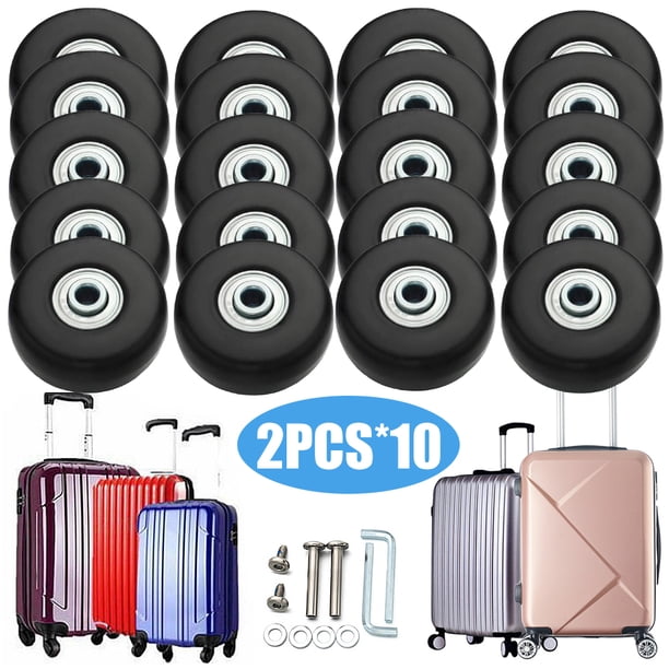 1 Par Ruedas Maleta Resistentes Al Desgaste Herramienta Reparación Caja Carrito (50*18mm)