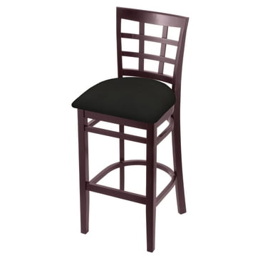 3130 25" Counter Stool with Dark Cherry Finish and Canter Espresso Seat