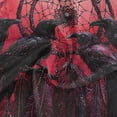 thumbnail image 2 of Qxltty Red Moon Crow Round Tablecloth 60 Inch Dia Washable Table Cover with Dust-Proof Wrinkle Resistant for Restaurant Picnic Indoor and Outdoor Dining, 2 of 8