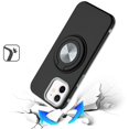 thumbnail image 3 of XPM for Apple iPhone 15 Plus /14 Plus Metal Matte Hybrid with Invisible Rotational Ring Stand, Car Mount Friendly, Military Grade Slim Fit Sturdy Phone Case Cover (Black), 3 of 11