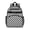 Black and White, variant on White Red Checkered Backpack for School,Cute School Bag,Schoolbag with Adjustable Shoulder Straps & Padded Back,15.25"x11.5"x5.25"