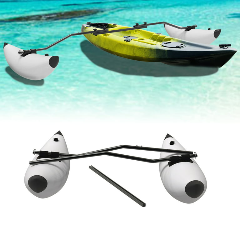 FDB 1 Set Kayak Outrigger Kit, Kayak Stabilizers for Fishing Float Tube Kit  Boat Canoe Stabilizer Floating PVC Inflatable Pontoon Canoe Outrigger Kit