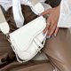 thumbnail image 2 of Bolso de mano retro para mujer, marca de diseñador de lujo, tejido, blanco y negro, marrón, caqui, 2024, nuevo bolso bandolera para mujer, 2 of 5